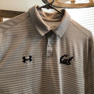 CAL Under Armour Golf Polo - Short Sleeve